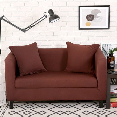 Sofa Cover - Plain brown