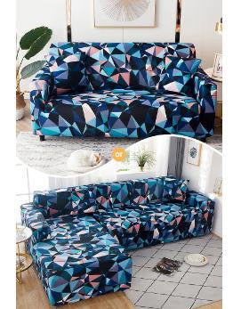 Sofa Cover - Blue Mosaic (New)