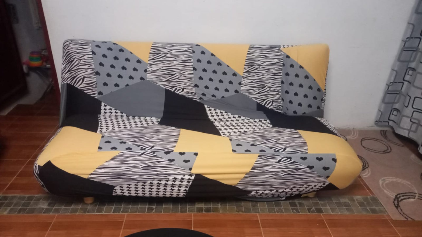 Sofa Cover - Mosaic Grey (New)