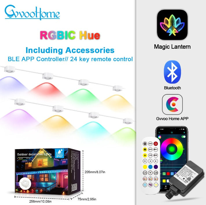 Rainbow LED outdoor lights (Electric)